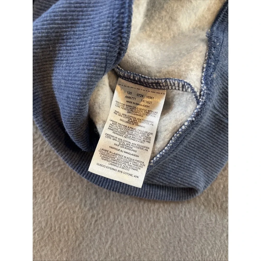 Columbia Blue 1/4 Zip Jacket/Sweatshirt Size Large